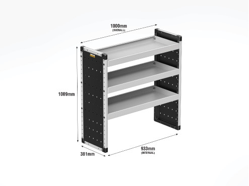 TVR-B-002 Peugeot Partner Van Racking 2018- L2H1 - Bronze Level Complete Kit