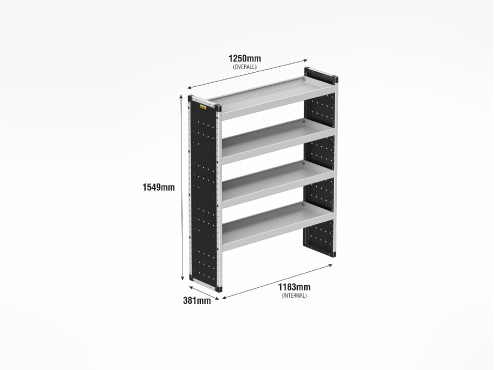 TVR-B-007 Toyota Proace Max Van Racking 2024- L3H2/L3H3 - Bronze Level Complete Kit