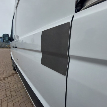 VGP651-BLACK External Shield For Volkswagen Crafter 2017- - Sliding Door (Passenger Side)