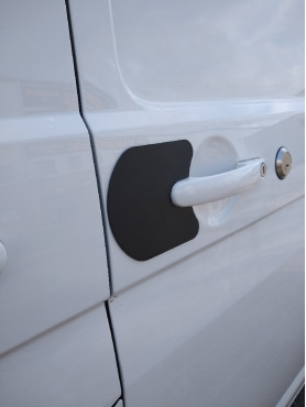 VGP604-BLACK Handle Shield For Volkswagen Transporter T5 2002-2015 - Sliding Door (Driver Side)