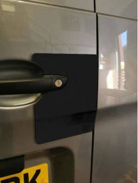VGP645-BLACK External Shield For Fiat Scudo 2022- - Twin Rear Barn Doors