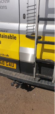 VGP640 External Shield For Ford Transit 2014- - Twin Rear Barn Doors