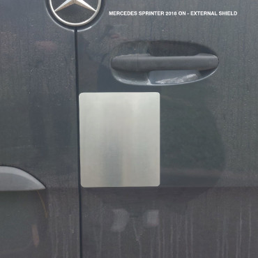 VGP650 External Shield For MAN TGE 2017- - Twin Rear Barn Doors