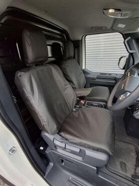 Easy Fit Tailored Van Seat Covers Kia PV5 2025 - Cargo & Passenger - Front Single and Single - Black