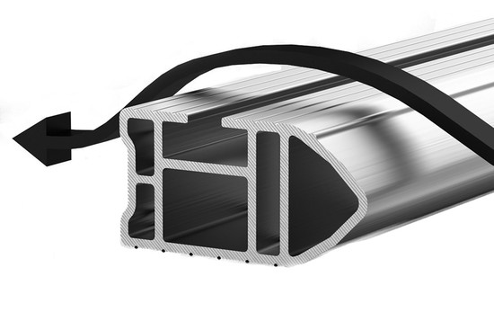 VG348-2 Ulti Bar+ 2 x Ford Transit Custom Roof Bars - 2023-
