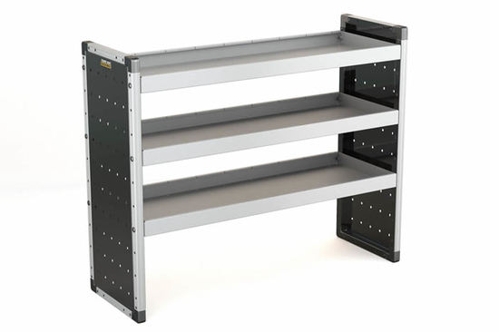 Van Guard Trade Van Racking Single Unit with 3 Shelves - 1000mm (h) x 1250mm (w)