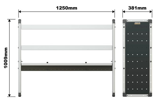 Citroen Berlingo 2018 On L1H1 Full Van Racking Kit - Bronze Package - TVR-B-001