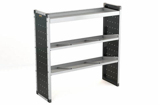 Van Guard Trade Van Racking Single Unit with 3 Shelves - 1250mm (h) x 1250mm (w)