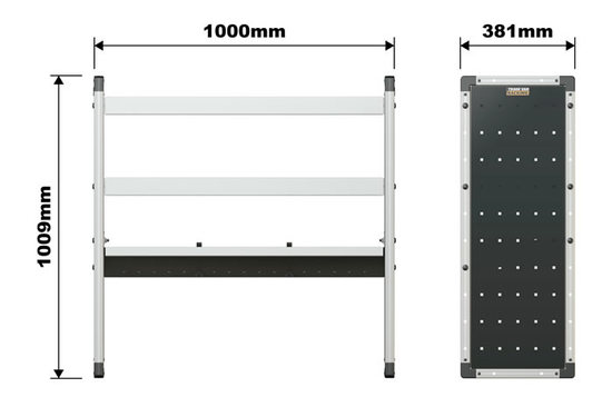 Vauxhall Vivaro 2014-2019 Trade Van Racking Kit - SWB - L1 H1