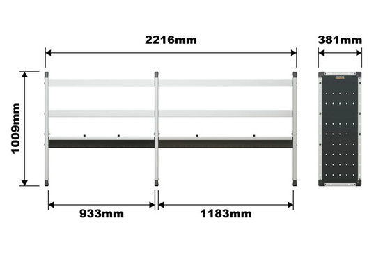 Ford Transit Custom TRADE VAN RACKING KIT - LWB - L2 H1
