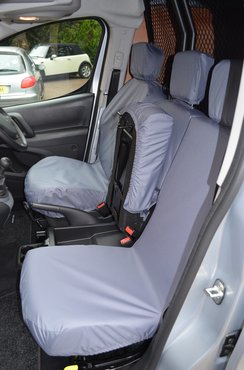 Easy Fit Tailored Van Seat Covers Citroen Berlingo 2008-2018 - Front Single & Double - Grey