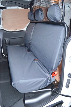 Easy Fit Tailored Van Seat Covers Citroen Berlingo 2008-2018 - Rear 3 Seater Bench - Grey