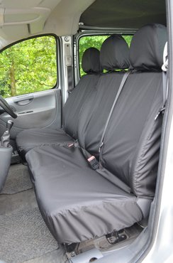 Easy Fit Tailored Van Seat Covers Citroen Dispatch 2007-2016 - Single & Double - Black