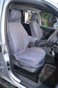 Easy Fit Tailored Van Seat Covers Volkswagen Amarok 2011 on - Single & Single - Grey