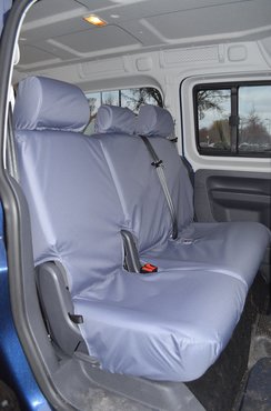 Easy Fit Tailored Van Seat Covers Caddy 2004-2021 Maxi and Maxi Life - 2nd Row Single & Double Seats - Grey