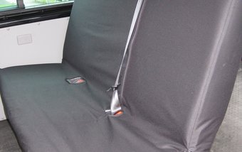 Volkswagen Transporter T6 Kombi 2015 on Rear - One-Piece Triple Bench - Black