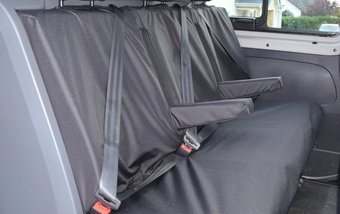 Vauxhall Vivaro Sportive Crew Cab 2014-2019 Rear 3 Seater - Black