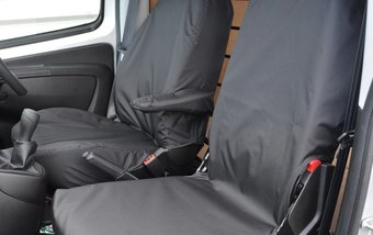 Peugeot Bipper 2008 on Single & Single - Folding Passenger Seat - Black