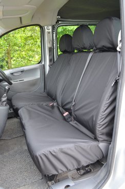Easy Fit Tailored Van Seat Covers Peugeot Expert 2007-2016 - Single & Double - Black