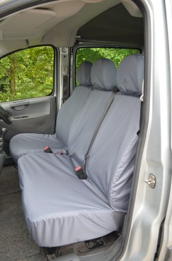 Easy Fit Tailored Van Seat Covers Peugeot Expert 2007-2016 - Single & Double - Grey