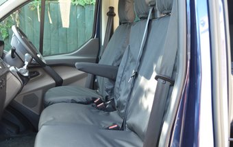 Ford Transit Custom 2023 on Single & Double with Worktray - Black