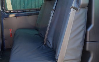 Ford Transit Custom 2013 on Rear Triple Bench - Black