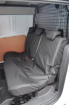 Easy Fit Tailored Van Seat Covers Ford Transit Connect 2014-2018 - Rear Single & Double - Black