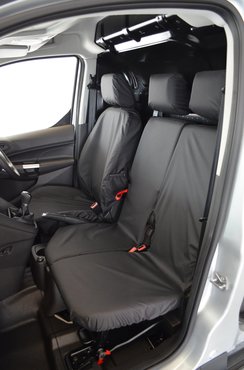 Easy Fit Tailored Van Seat Covers Ford Transit Connect 2014-2018 - Single & Double - Black