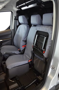 Easy Fit Tailored Van Seat Covers Ford Transit Connect 2014-2018 - Single & Double - Grey