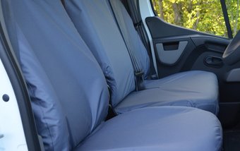Nissan NV400 2011 on Single & Double - Folding Middle Seat - 1 Piece Bench - Grey