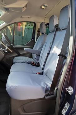 Easy Fit Tailored Van Seat Covers Ford Transit 2014 on - Single & Double - Grey