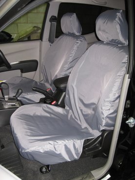 Easy Fit Tailored Van Seat Covers Mitsubishi L200 2006-2014 - Single & Single - Grey