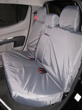 Easy Fit Tailored Van Seat Covers Mitsubishi L200 2006-2014 - Rear Double Cab - Grey