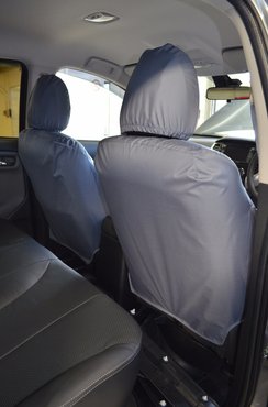 Easy Fit Tailored Van Seat Covers Mitsubishi L200 2015 on - Single & Single - Grey
