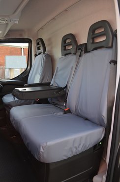 Easy Fit Tailored Van Seat Covers Iveco Daily 2014-2022 - Single & Double - Grey