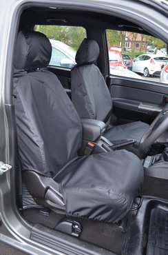 Easy Fit Tailored Van Seat Covers Isuzu Rodeo 2003-2012 - Single & Single - Black