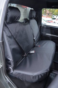Easy Fit Tailored Van Seat Covers Isuzu Rodeo 2003-2012 - Rear Double Cab - Black