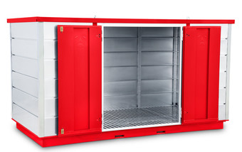 MODULAR 4 METRE SECURE WALK-IN COSHH STORE BY ARMORGARD