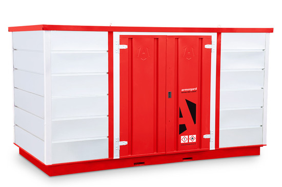 Armorgard Forma-Stor COSHH FR400-C Collapsible Walk-in Hazardous Storage Unit - 4 Metre