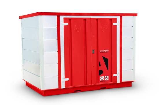 Armorgard Forma-Stor COSHH FR300-C Collapsible Walk-in Hazardous Storage Unit - 3 Metre