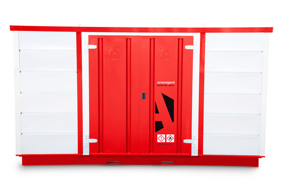 Armorgard Forma-Stor COSHH FR400-C Collapsible Walk-in Hazardous Storage Unit - 4 Metre