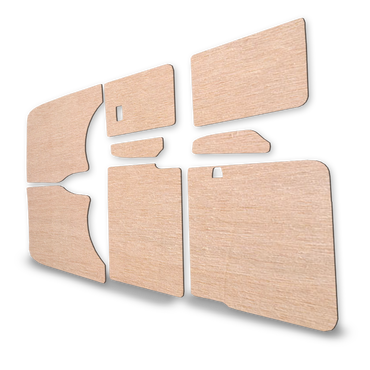 Ply Lining Kit Kangoo 2009-2021-Twin Sliding Doors - Maxi (L3 H1)