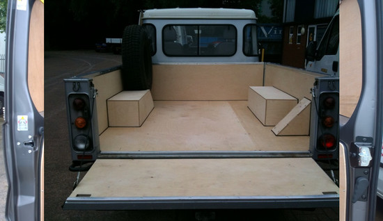 Hardwood Ply Lining Kit Land Rover Defender 110 - Double Cab Pickup
