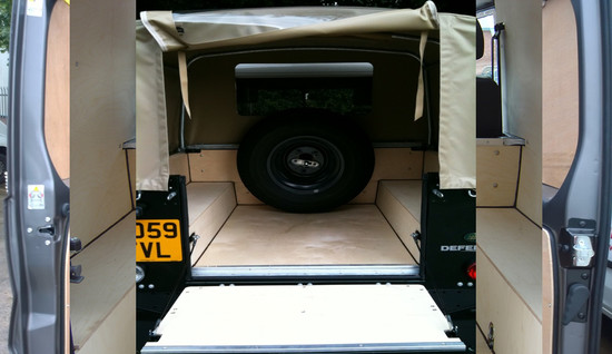 Hardwood Ply Lining Kit Land Rover Defender 90 - Pickup