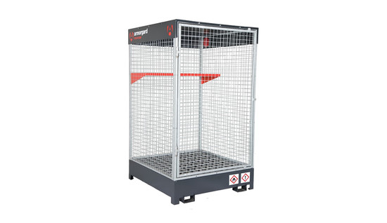DRUMCAGE DRC4 SECURE DRUM STORAGE CAGE WITH 290 LITRE SUMP - BY ARMORGARD
