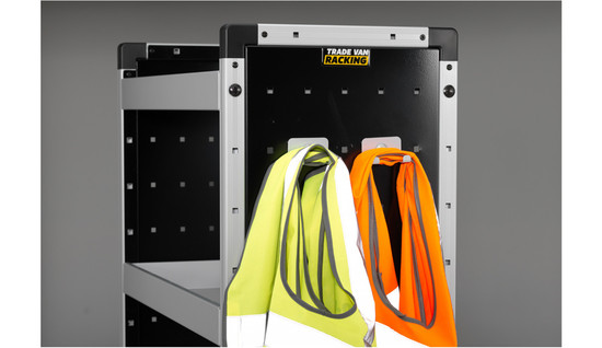 5 X Double Hooks FOR VAN GUARD TRADE VAN RACKING -