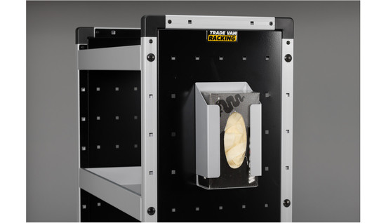 Glove Box Holder FOR VAN GUARD TRADE VAN RACKING -