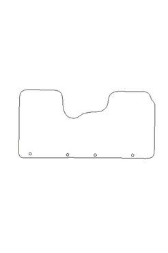 Tailored Rubber Floor Mat Vauxhall Vivaro 2014-2019 - Front Mat