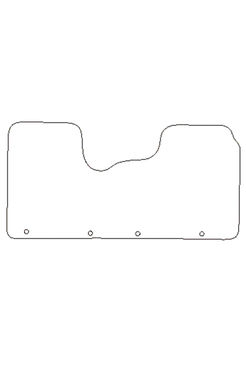 Tailored Rubber Floor Mat Fiat Talento 2016 on - Front Mat