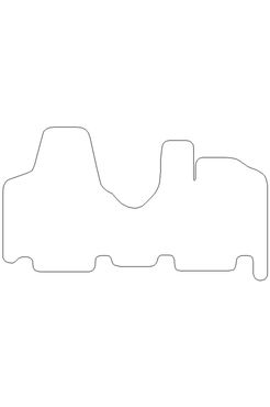Tailored Rubber Floor Mat Toyota Proace 2013-2016 - Front Mat